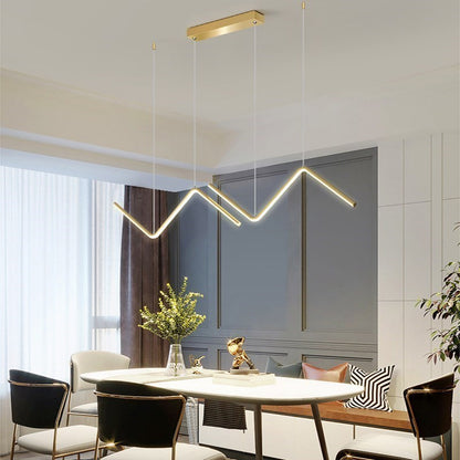 Helios Zig-Zag LED Pendant Light